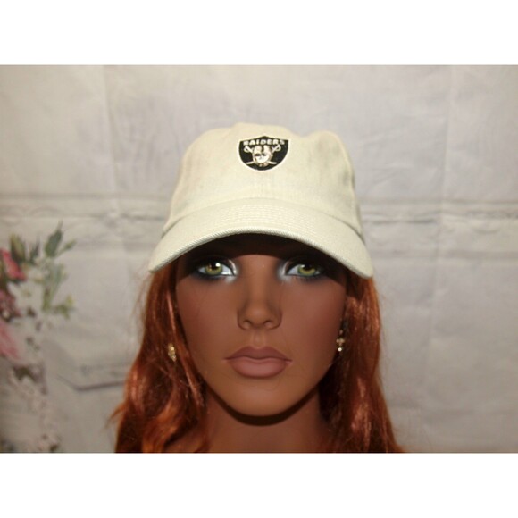 NFL Oakland/Las Vegas Raiders Rare Gray Embroidered Reebok Hat Unisex Strapback - Picture 3 of 5